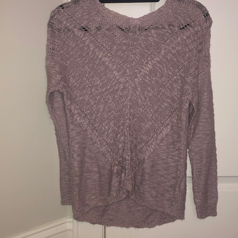 lilac cloudchaser sweater